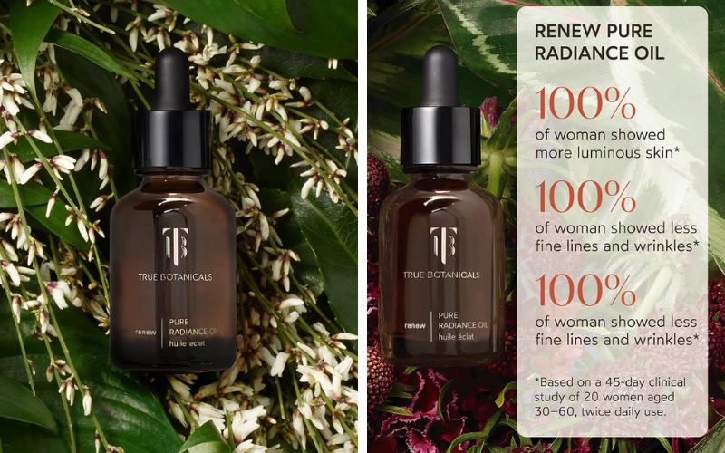 True Botanicals radiance oil