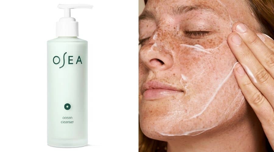 OSEA organic facial cleanser
