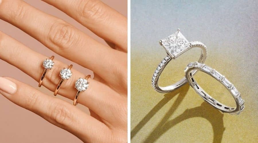 Sustainably shop sourced diamonds