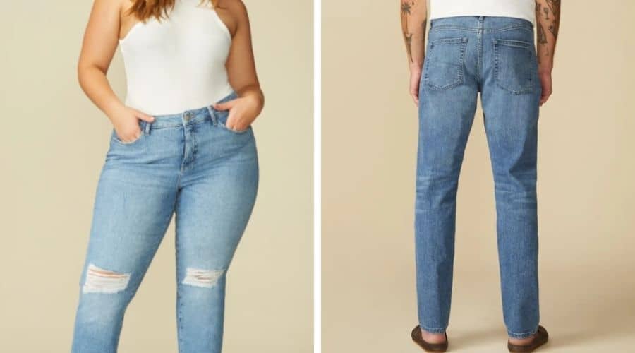 Warp + Weft organic cotton jeans