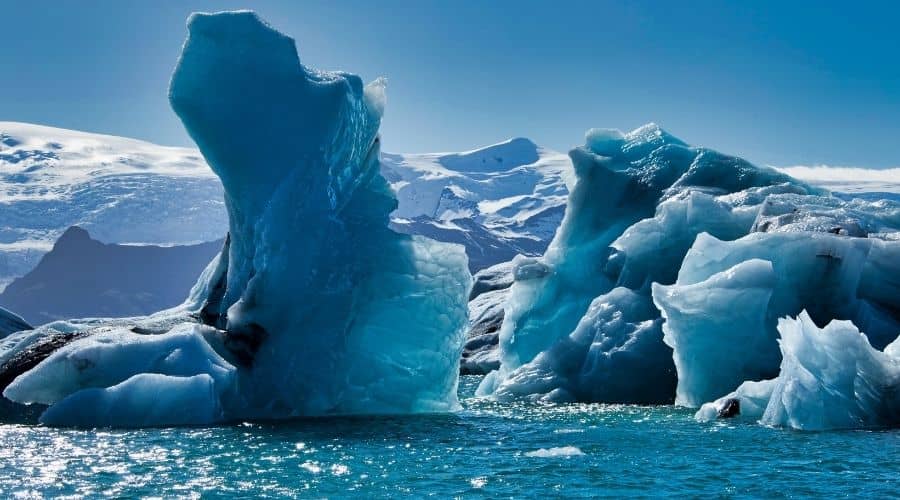 polar ice caps melting