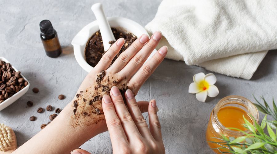 natural body scrub